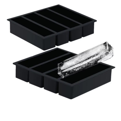 Ice Tray Silicone Ball Whiskey Ice Hockey Machine, Large Square Ice Tray Mold, for Cocktails, Reusable and Bpa-Free