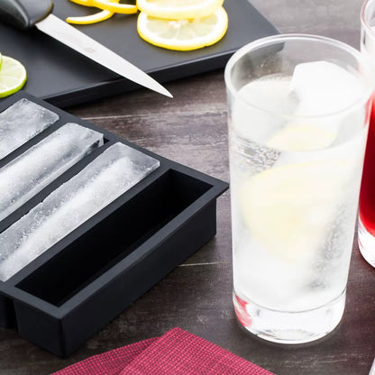 Ice Tray Silicone Ball Whiskey Ice Hockey Machine, Large Square Ice Tray Mold, for Cocktails, Reusable and Bpa-Free