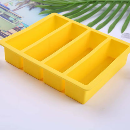Ice Tray Silicone Ball Whiskey Ice Hockey Machine, Large Square Ice Tray Mold, for Cocktails, Reusable and Bpa-Free