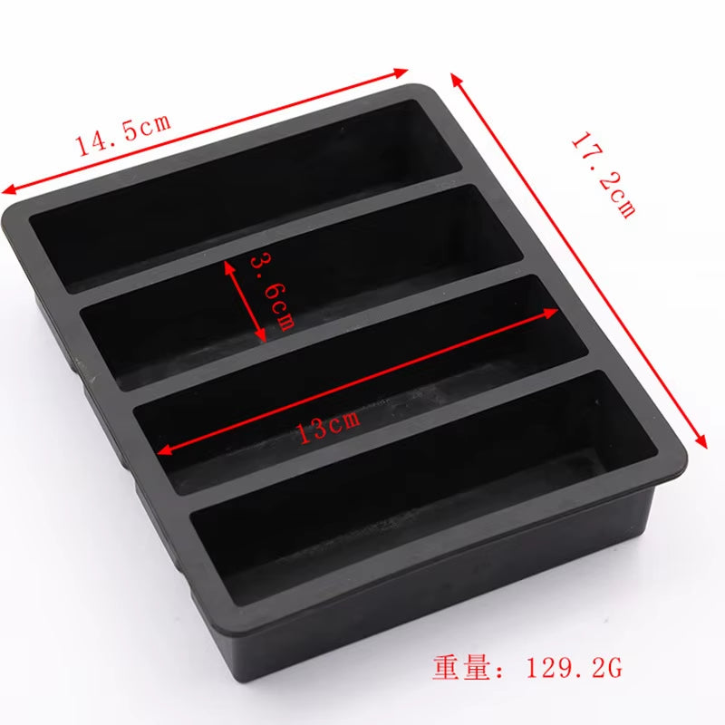 Ice Tray Silicone Ball Whiskey Ice Hockey Machine, Large Square Ice Tray Mold, for Cocktails, Reusable and Bpa-Free