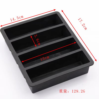 Ice Tray Silicone Ball Whiskey Ice Hockey Machine, Large Square Ice Tray Mold, for Cocktails, Reusable and Bpa-Free